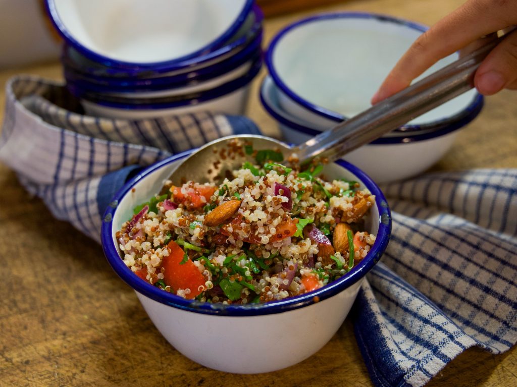 Mint & Coriander Quinoa The Herbal Dispensary